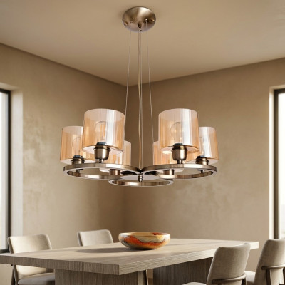 Lámpara de techo moderna Estilo moderno Lámpara colgante de metal Sala de estar Nuevo