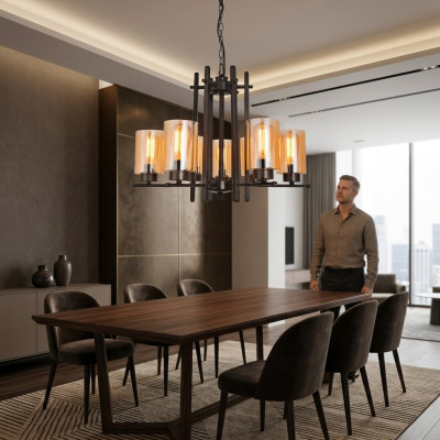 Lámpara de techo Loft Diseñador Lámpara Colgante Lámpara Luminarias