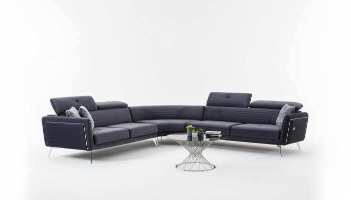 Sofá de esquina Sofá Sofá tapizado Muebles Sofás Sofás Suave de tres plazas 343x343