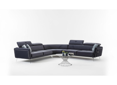 Sofá de esquina Sofá Sofá tapizado Muebles Sofás Sofás Suave de tres plazas 343x343