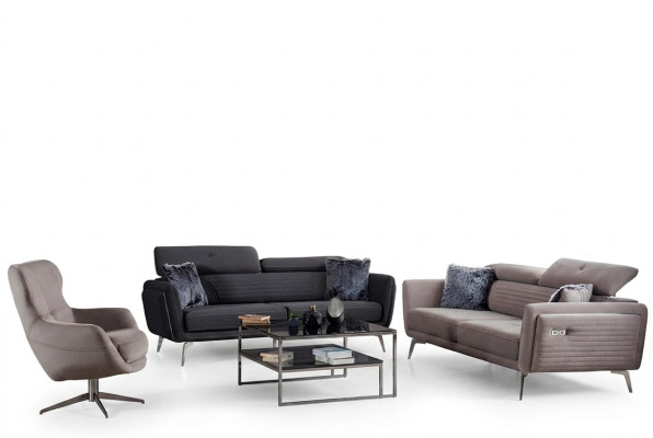 Sofá suave de 2 plazas ajustable en estilo moderno para tu hogar.