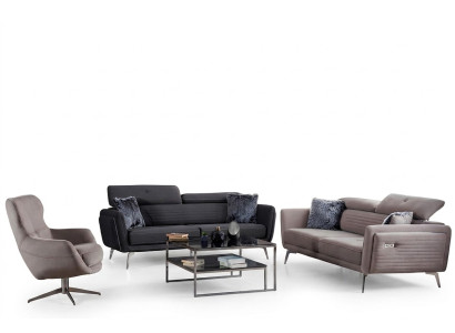 Sofá suave de 2 plazas ajustable en estilo moderno para tu hogar.
