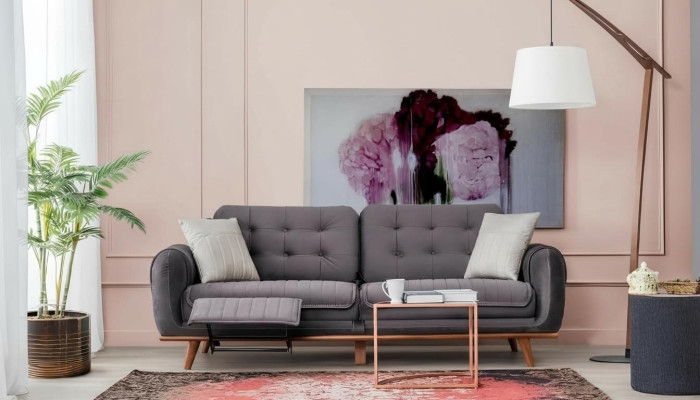 Sofá de tres plazas, sofá, muebles tapizados, sofás multifunción, sofás de 216 cm.