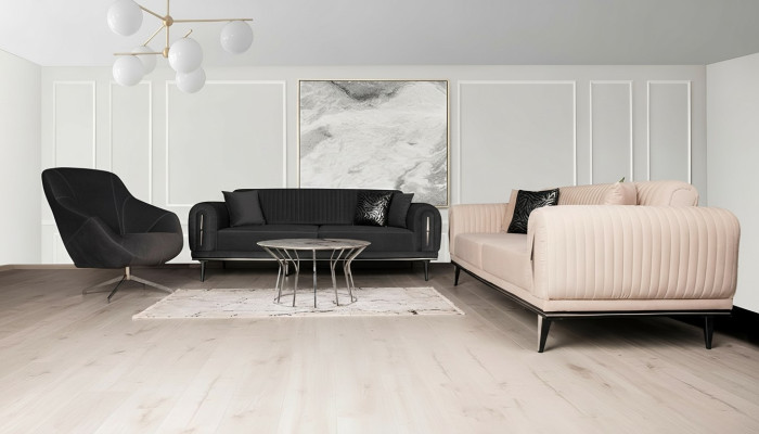 Sofá sofá 3+3 plazas juego de sofás almohadillas muebles sofás conjunto grupo