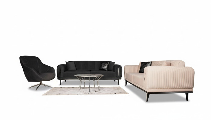 Sofá sofá 3+3 plazas juego de sofás almohadillas muebles sofás conjunto grupo