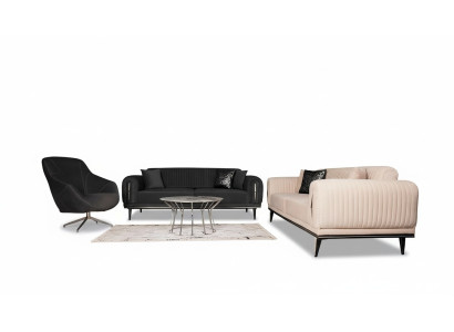 Sofá sofá 3+3 plazas juego de sofás almohadillas muebles sofás conjunto grupo