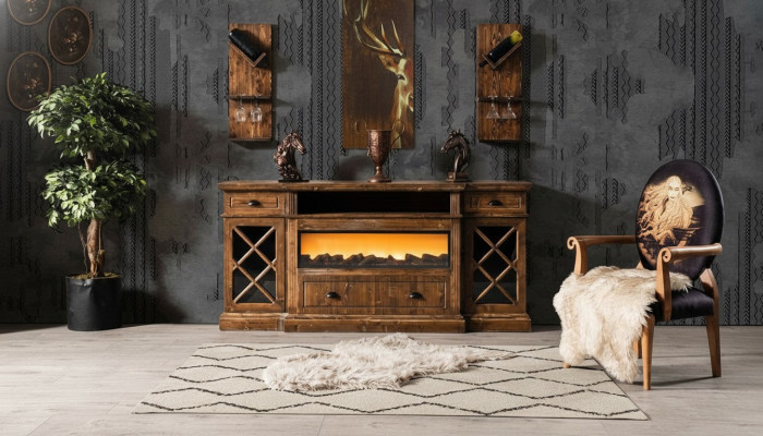 Aparador Buffet Armario Comedor para servir Aparador Cómoda de madera Cajoneras