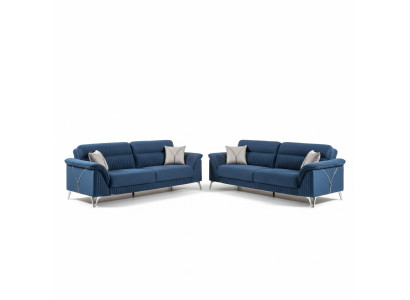 Sofagarnitur Elegantes Design Relaxgarnitur Loungeset Polsterset Gemütliche 3+3