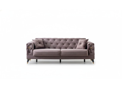 Sofagarnitur 3+3+1 Sitzer Stilvoller Komfort Polstergarnitur Couchgarnitur