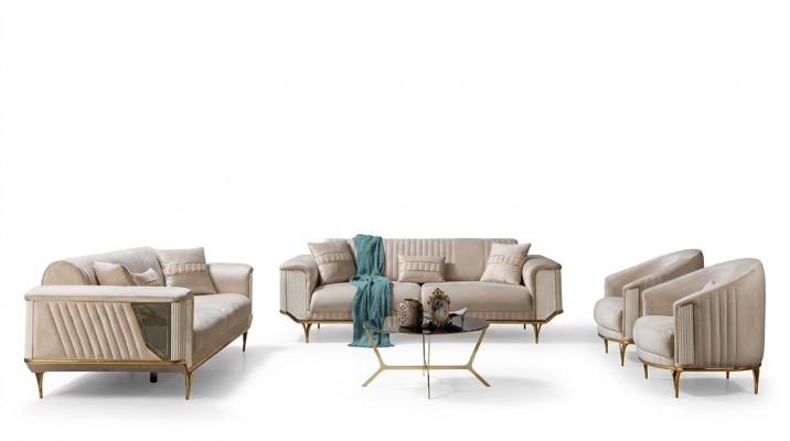 Set de sofá 3311 Asiento Conjunto de sofá moderno Juego de sofá de lujo Sofás de conjunto Sofá