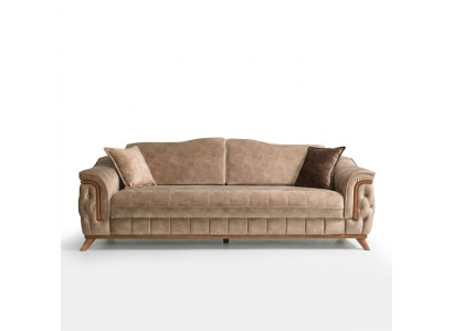 Sofa Couch Dreisitzer Modern Polster Sitz Design Textil Couchen Sofas