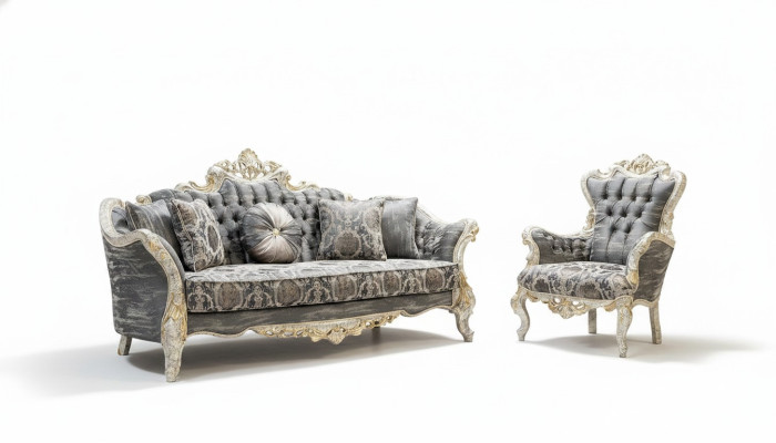 Conjunto de sofás 3+1 plazas Sofá de salón Sillón Conjunto de sofás Nuevo
