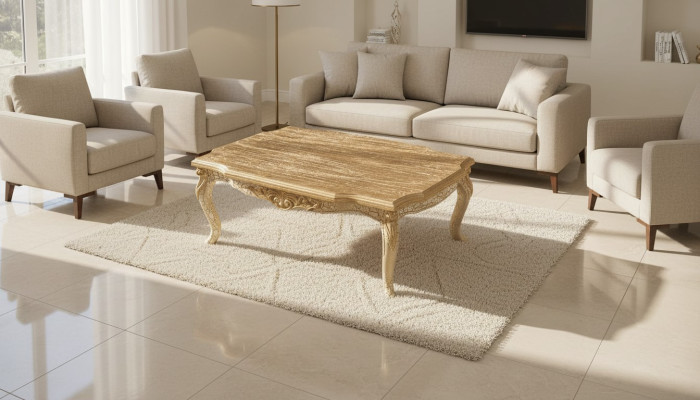 Mesa de café real 120x80 mesas barrocas rococó mesas de café