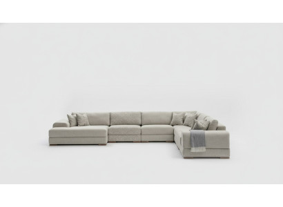Sofá esquinero en forma de U Sala de estar Sofá Diseño Muebles modernos 150x425x320