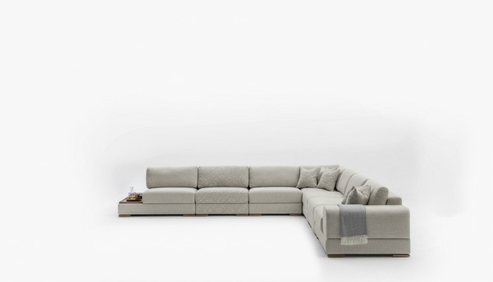 Sofá de esquina sofá tapizado Salón de lujo Sofá sofá moderno Nuevo muebles