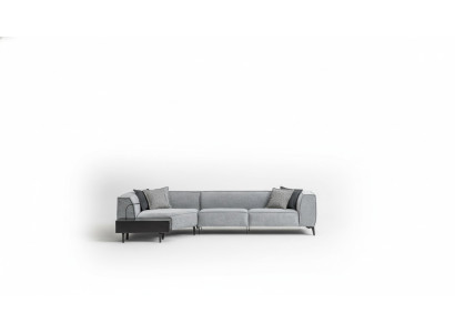 Sofá esquinero en forma de L, sofá tapizado estilo salón, muebles sofá sofás 340x165
