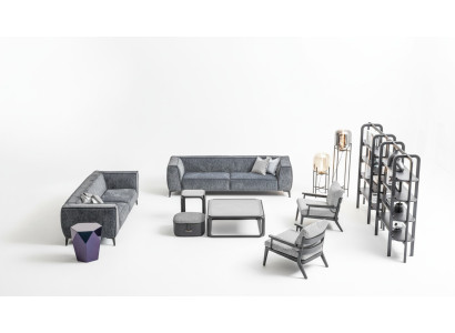 Juego de sofás para 4 personas, sofás, sillones de lujo, conjunto de tela de sofá xxl.