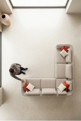 Sofá de esquina sofá sofá tapizado en forma de L sala de estar sofá de esquina sofás sofá 312x312