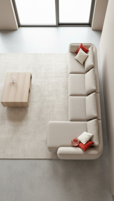 Sofá esquinero para sala sofá sillón sofá tapizado diseño moderno en forma de L 420x170cm