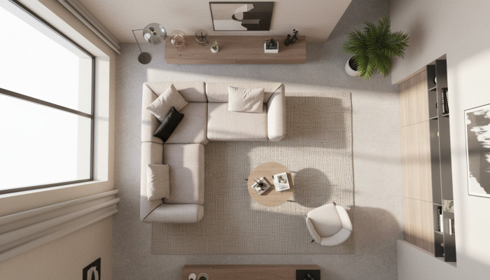 Sofá de esquina beige en forma de L conjunto de sofás modernos para salón sofá de esquina