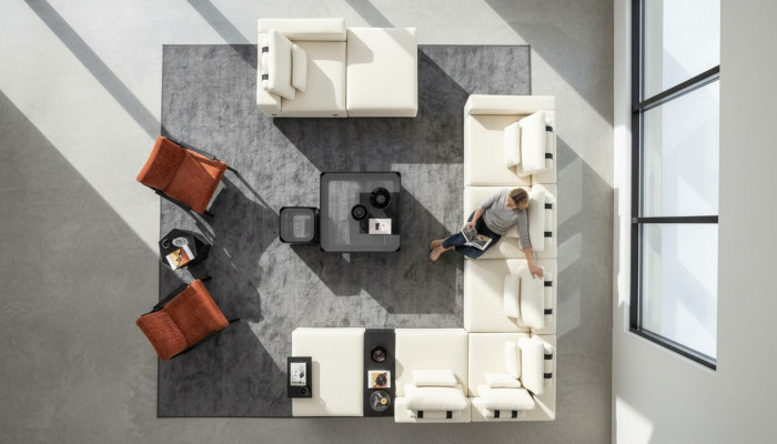 Muebles de sala de estar, conjunto de tapicería, conjunto de sala, sofá esquinero, sillón, sofás de tela.