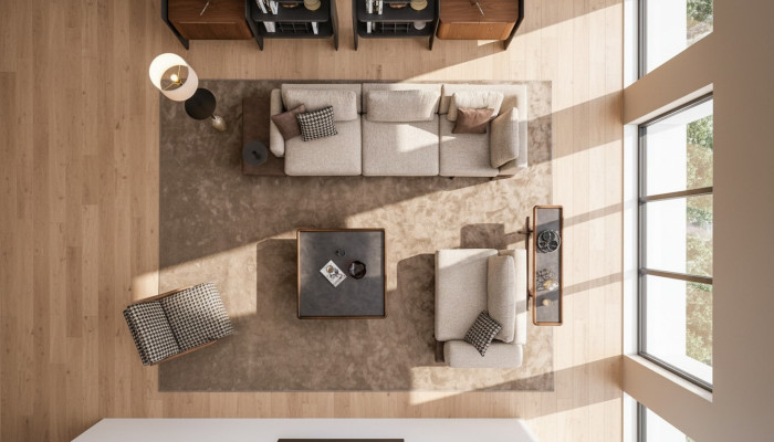 Sofá conjunto de diseño moderno, sofá tapizado de lujo para la sala de estar.