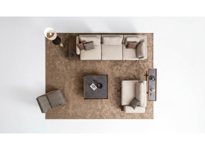 Sofá conjunto de diseño moderno, sofá tapizado de lujo para la sala de estar.