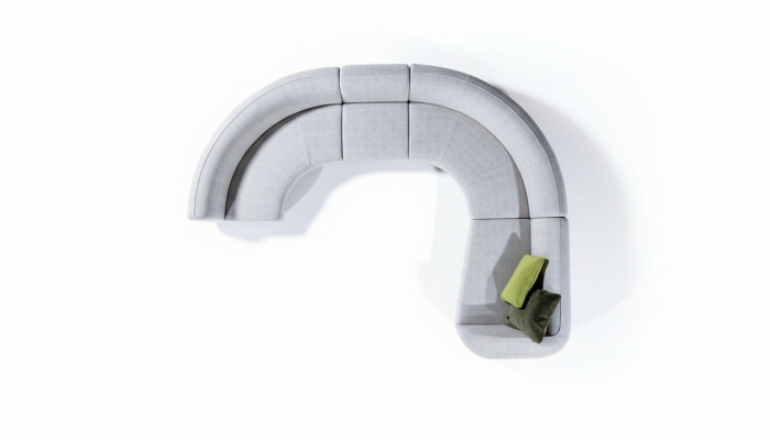 Sofá en forma de U semicircular, sofá esquinero, conjunto de muebles de salón, sofás esquineros de diseñador.