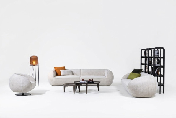 Sala de estar de tres plazas sillón muebles de salón modernos salón tapizado.