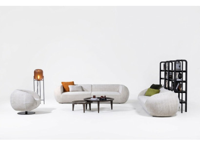 Sala de estar de tres plazas sillón muebles de salón modernos salón tapizado.