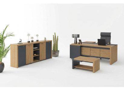 Muebles de oficina escritorio cómoda mesa de centro muebles de lujo 3 piezas.