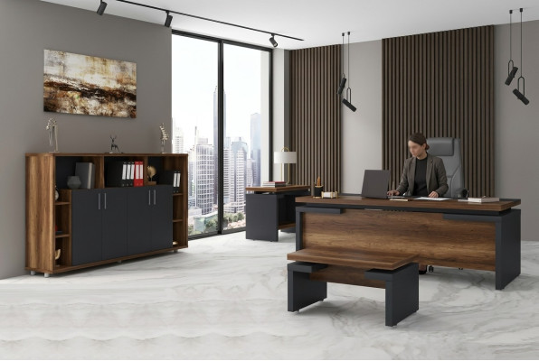 Conjunto de oficina Muebles de oficina Set completo Escritorio Archivador