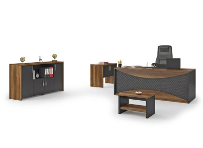 Estudio Muebles de madera Juego de oficina Escritorio Archivador Mesa de centro