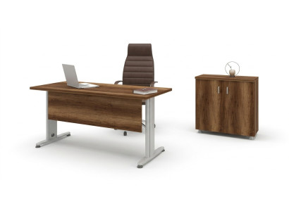 Set completo de muebles de oficina, armario de estudio, escritorio de 2 piezas.