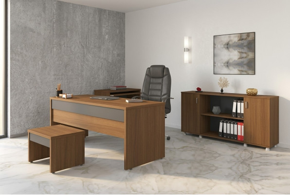 Escritorio Oficina Estudio Muebles de oficina Escritorios Armarios 3 piezas