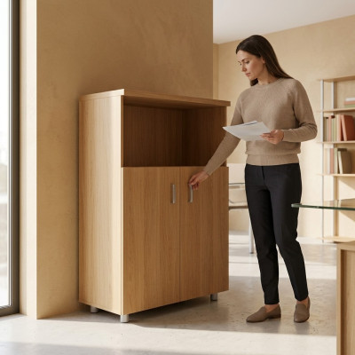 Armario de oficina de madera de lujo nuevo estante muebles de oficina