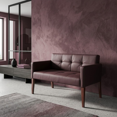 Sofá de dos plazas rosa conjunto de muebles de oficina sofá asiento de sofá