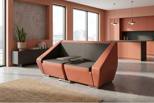 Muebles de oficina sofá de dos plazas sofá tapizado estación de trabajo sofá de trabajo sofás