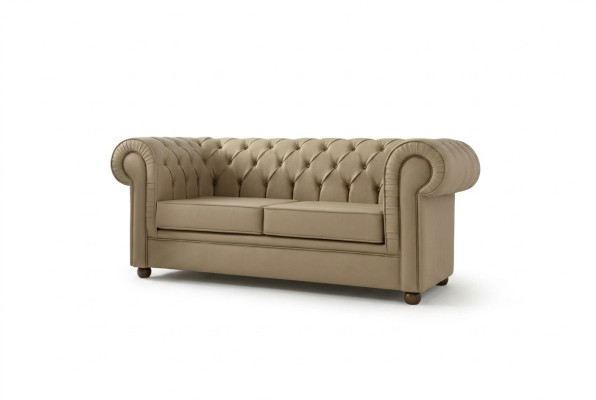 Chesterfield de dos plazas Muebles de oficina de lujo Muebles de sala de estar Tapizado sofá