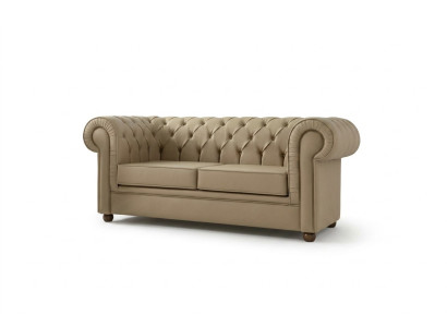 Chesterfield de dos plazas Muebles de oficina de lujo Muebles de sala de estar Tapizado sofá