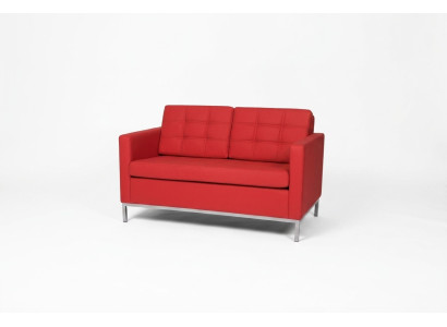 Sala de espera Muebles Sofá de dos plazas Sofá rojo Muebles tapizados Mobiliario de oficina