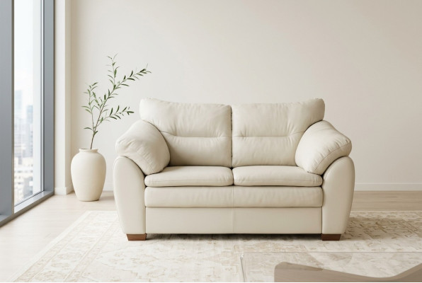 Sofá de dos plazas de diseño blanco muebles de oficina de lujo tapizados modernos