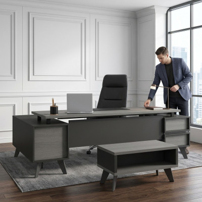 Mesa de escritorio de oficina muebles de estudio mesa de ordenador mesas de madera muebles