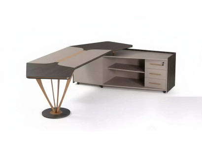Escritorio en esquina Muebles de oficina Estudio de trabajo Muebles de lujo Moderno Mesa Nuevo