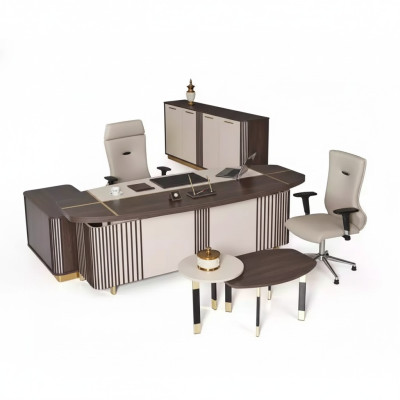 Moderno mobiliario de oficina de diseño de muebles de oficina modernos de 3 piezas.