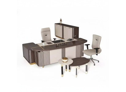 Moderno mobiliario de oficina de diseño de muebles de oficina modernos de 3 piezas.