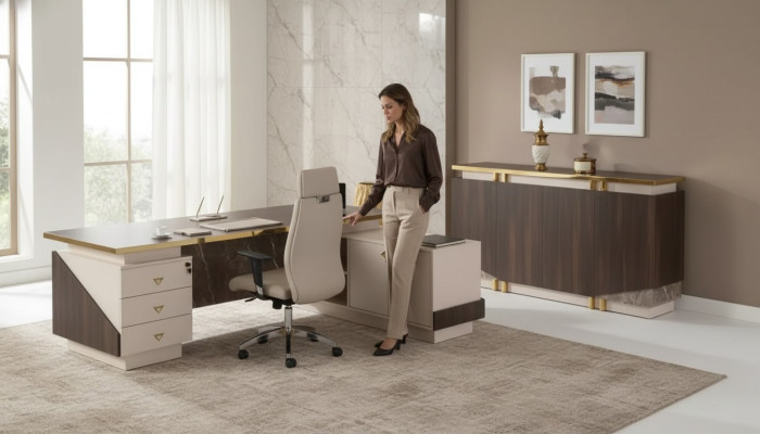 Armario de oficina moderno de lujo para la sala de trabajo Muebles de oficina Armario Estante Almacenamiento