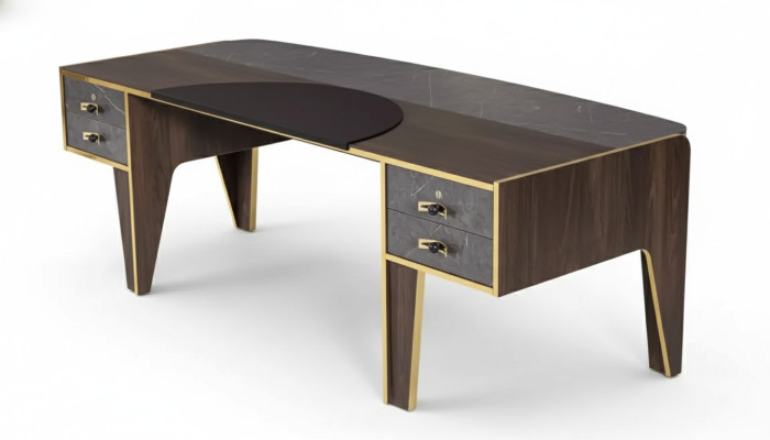 Escritorio con cajones Muebles de oficina de lujo Mesa Oficina 220x95