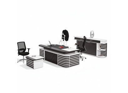 Mobiliario de oficina blanco Conjunto completo de muebles de oficina modernos