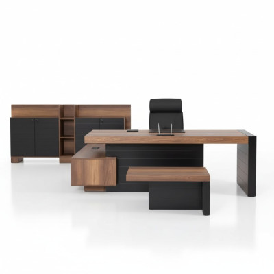 Escritorio de esquina 240cm Muebles de oficina Escritorio de diseñador